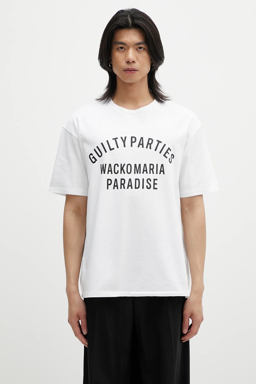 要在庫確認【WACKO MARIA】WASHED HEAVY WEIGHT T-SHIRT Order Wacko Maria Washed Heavyweight Crewneck T-Shirt Black