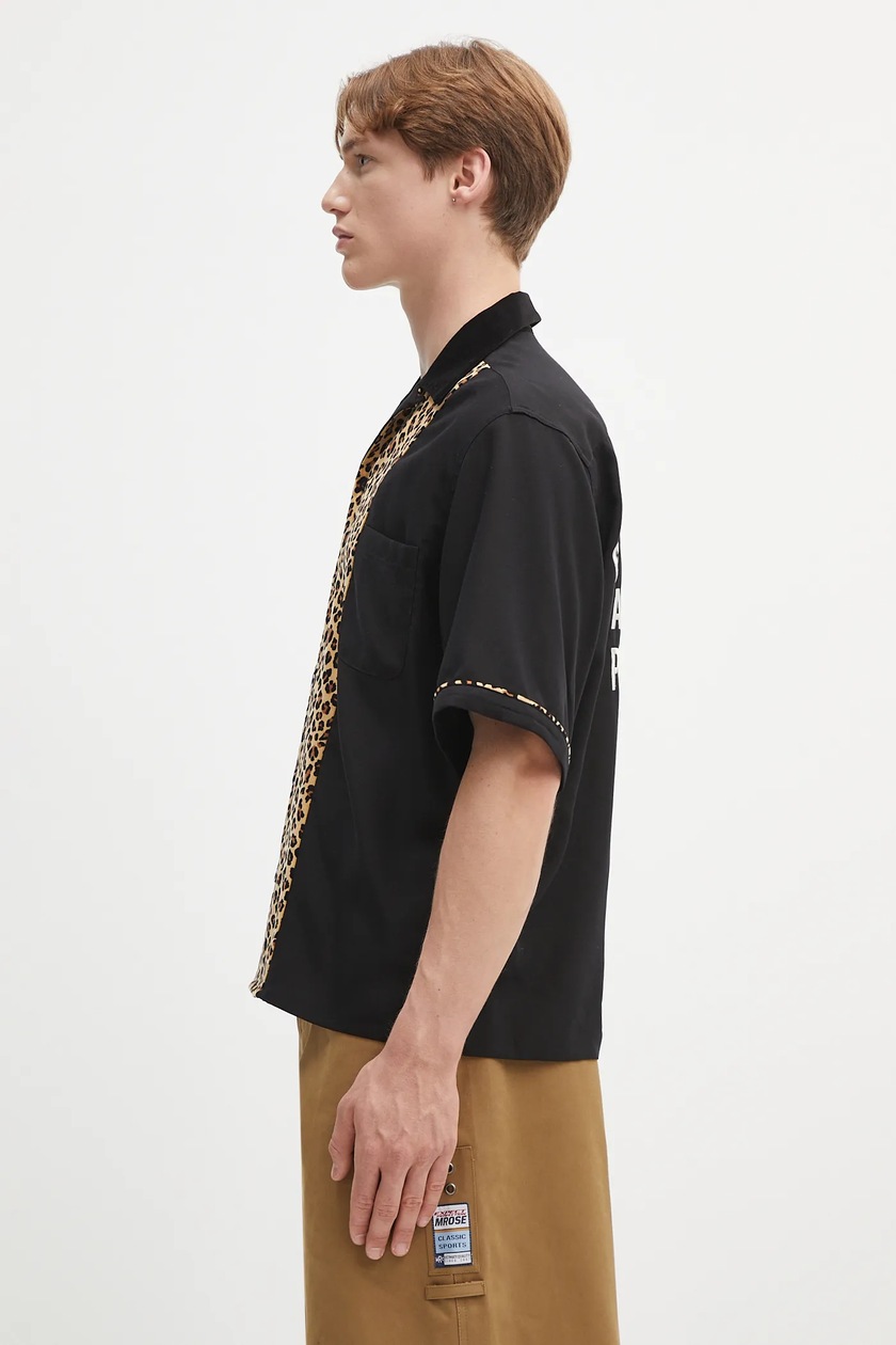 WACKO MARIA::シャツ:M[RESALE] ツートーン50'sオープンカラーシャツ 23FW-WMS-OC11
