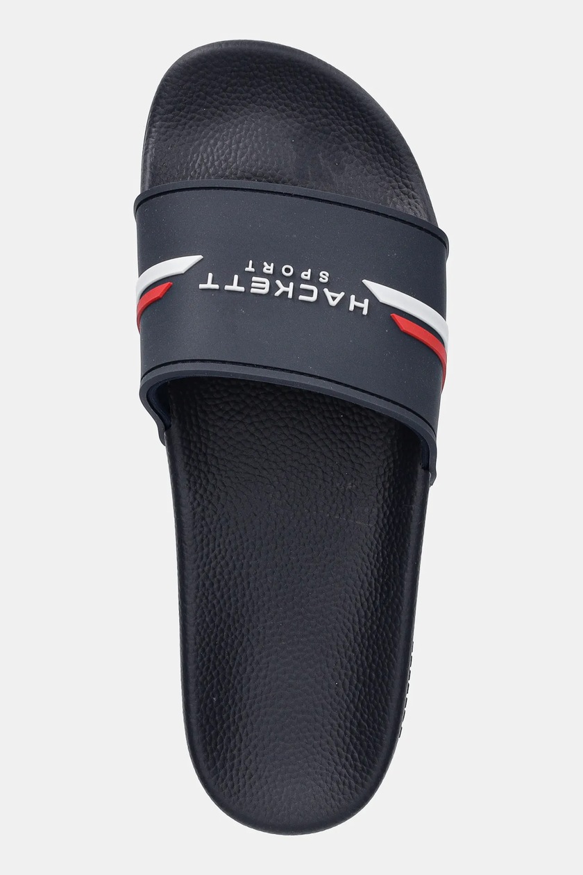 Hackett London klapki SLIDER SPORT męskie kolor granatowy HMS21287