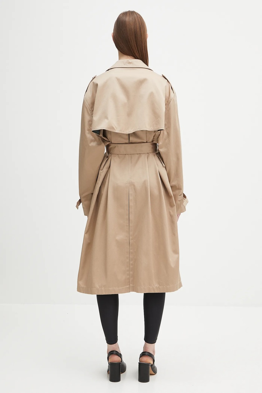 ハット MAISON MARGIELA Woman Hat Beige SI0TC0001S60384 104 Beige MM6 Maison Margiela Women's' Cable-Knit Beanie Hat in Beige