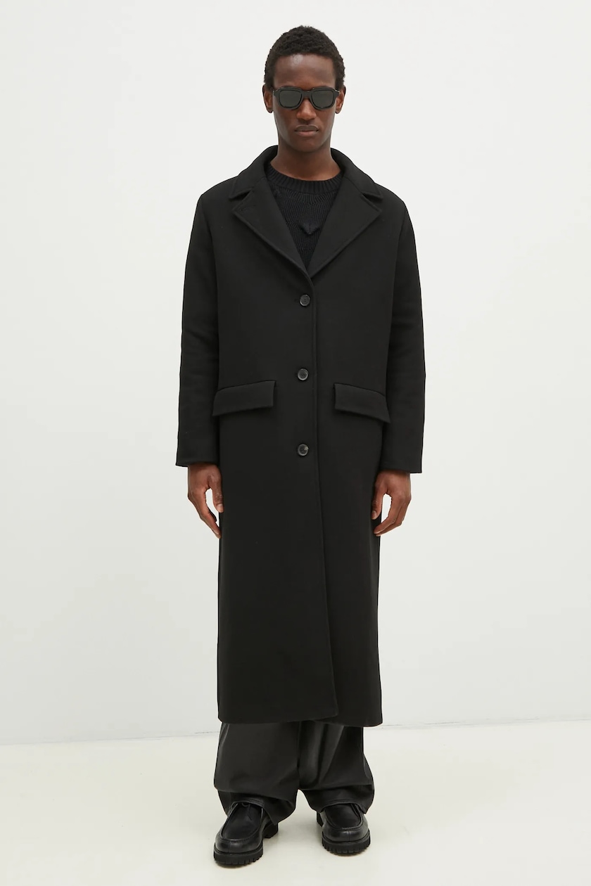 Won Hundred cappotto con aggiunta di lana1