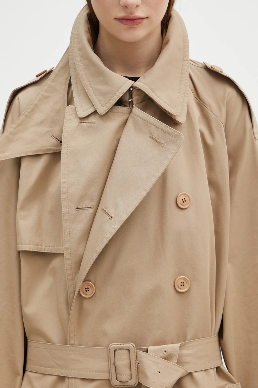 VETEMENTS trench coat Double Trench beige color UA66CO400S
