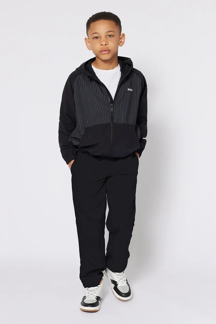 DELUXE TEAM ID US 9.5 ブラック Jack & Jones Kurtka dziecięca kolor czarny | Answear.com