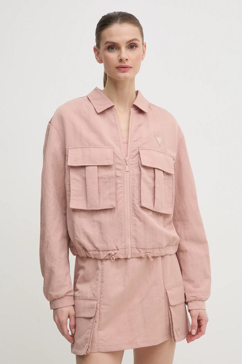 Ветровка adidas Performance Run Icons цвет розовый