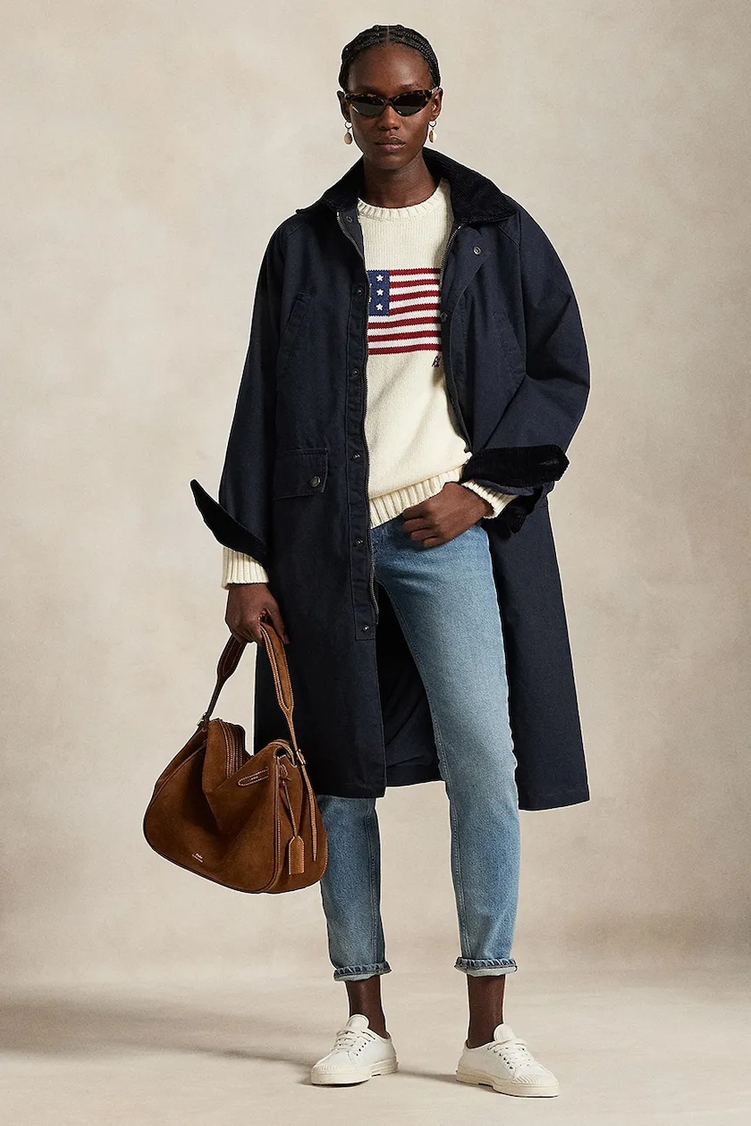 Polo Ralph Lauren cotton jacket navy blue color 211934952 at PRM US Polo Ralph Lauren cotton jacket navy blue color 211934952 at PRM US