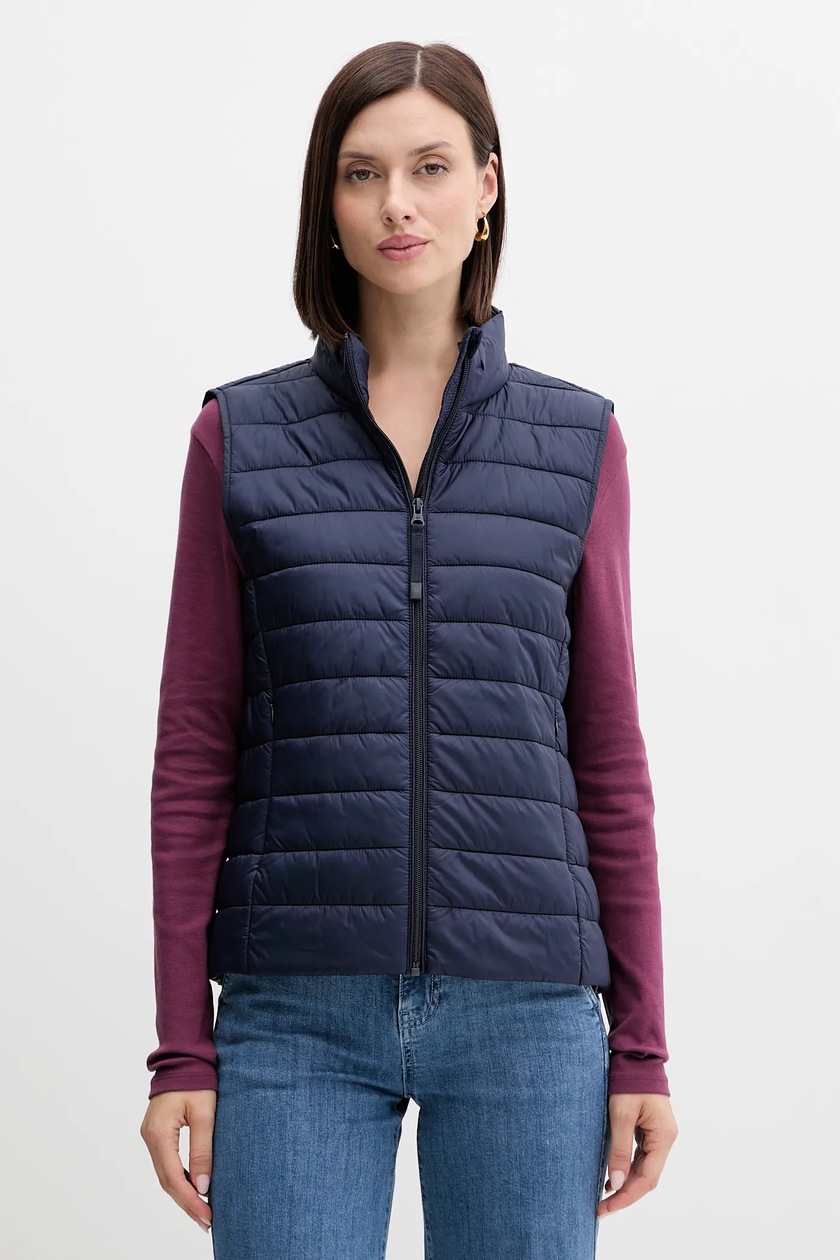 ジャケット・アウター MaxMara Water-Repellent Midi Gilet Max Mara 【 Water-Repellent Midi Gilet Women Blu 】 ジレ