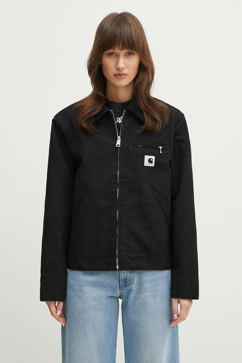 Carhartt WIP jacket Newkirk Jacket women's black color I033880 Carhartt WIP jacket Newkirk Jacket women's black color I033880