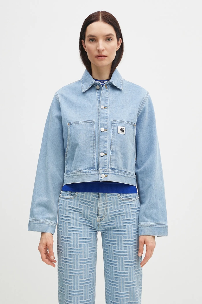 CARHARTT WIP｜DENIM JACKETS (Arca Jacket (I034874 0112)) Carhartt WIP denim jacket Arca Jacket blue color I034874 at
