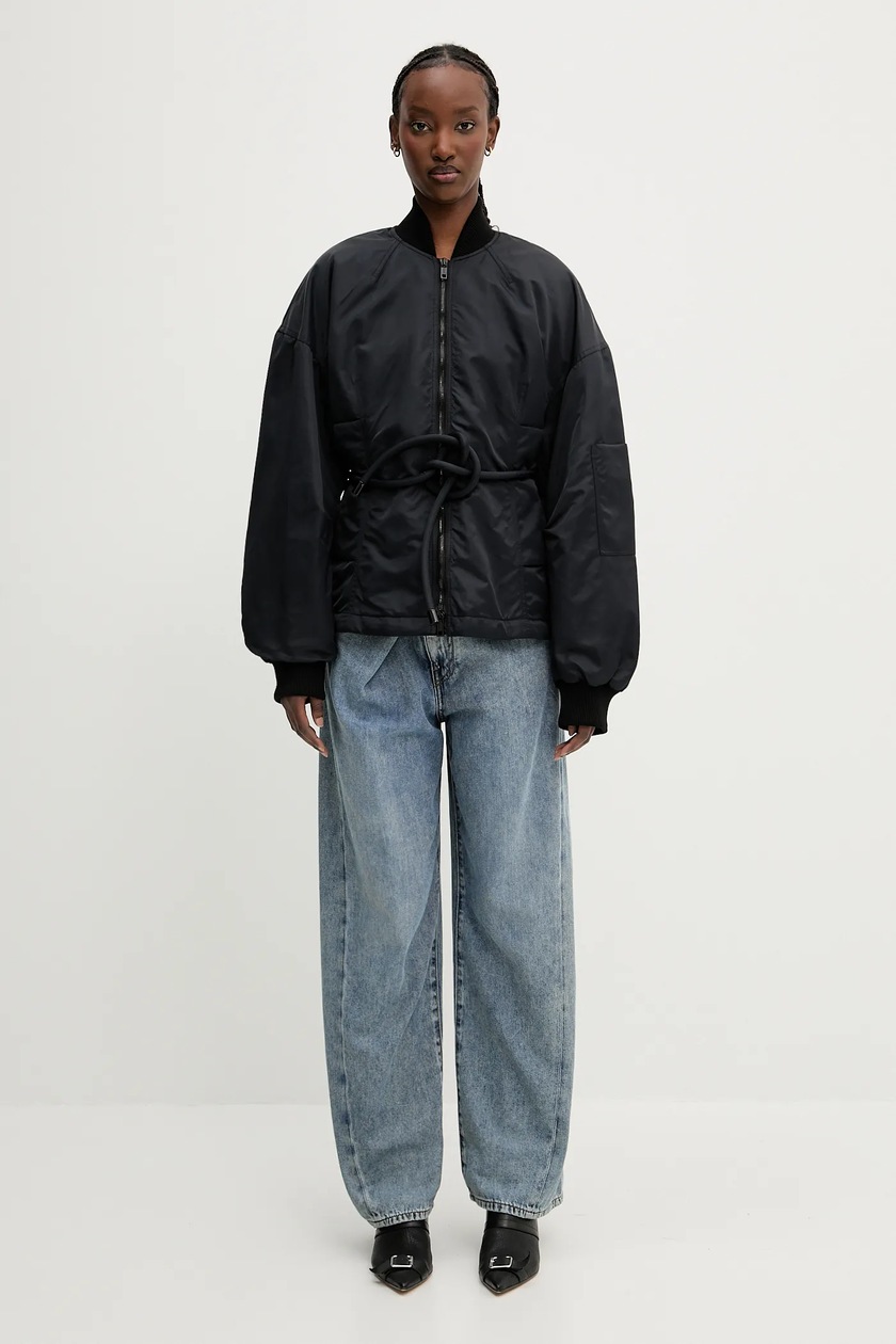 Sportmax bomber jacket Zebu navy blue color 2512021011600 at