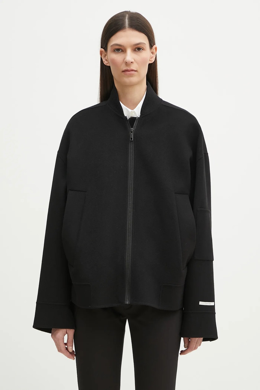 ブルゾン SPORTMAX SS25 SportMax Jackets Black (2512021011600 003) Sportmax Zebu Jacket | Black | FARFETCH