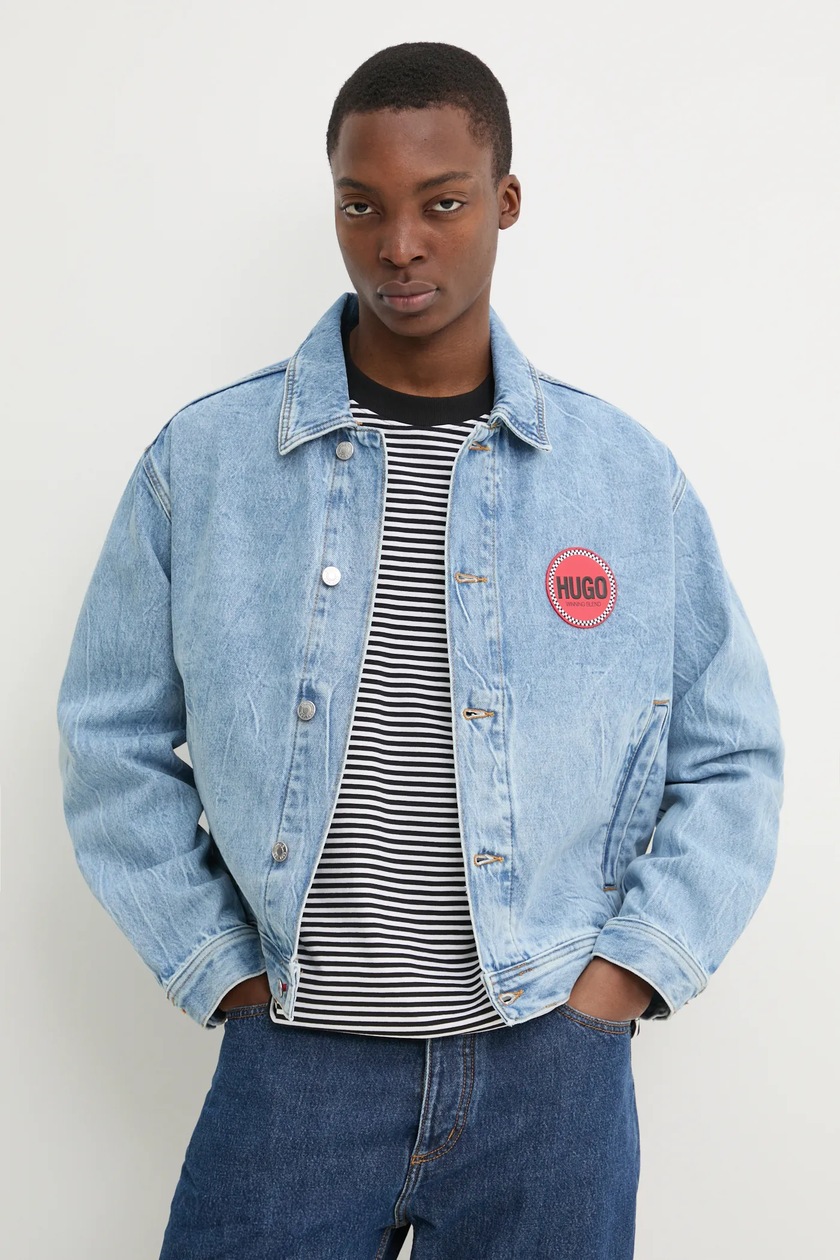 369ティー　 adidas Originals geacă jeans First Tt Denim de tranziție, JX6457