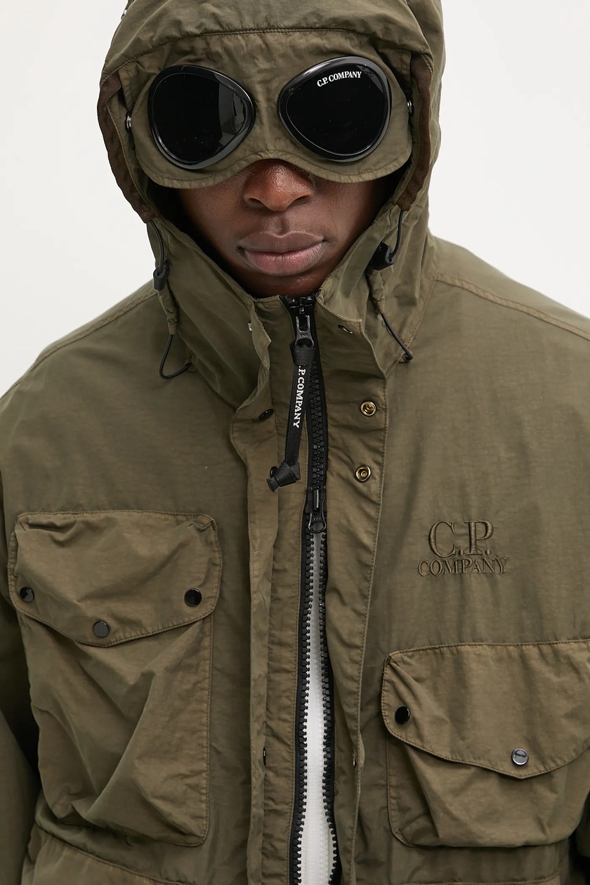 CP COMPANY ベージュ ジャケット C.P. Company kurtka Shell-R Goggle męska kolor zielony