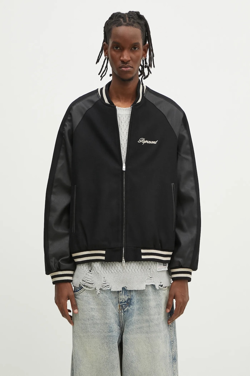 MM6 Maison Margiela jacket Sportsjacket men's black color MM6 Maison Margiela jacket Sportsjacket men's black color