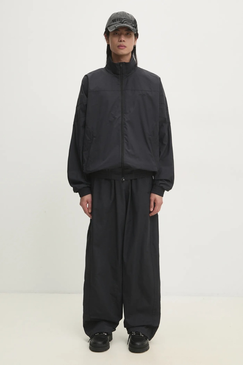 VETEMENTS jacket Oval Logo Tracksuit men's black color UA66JA370B