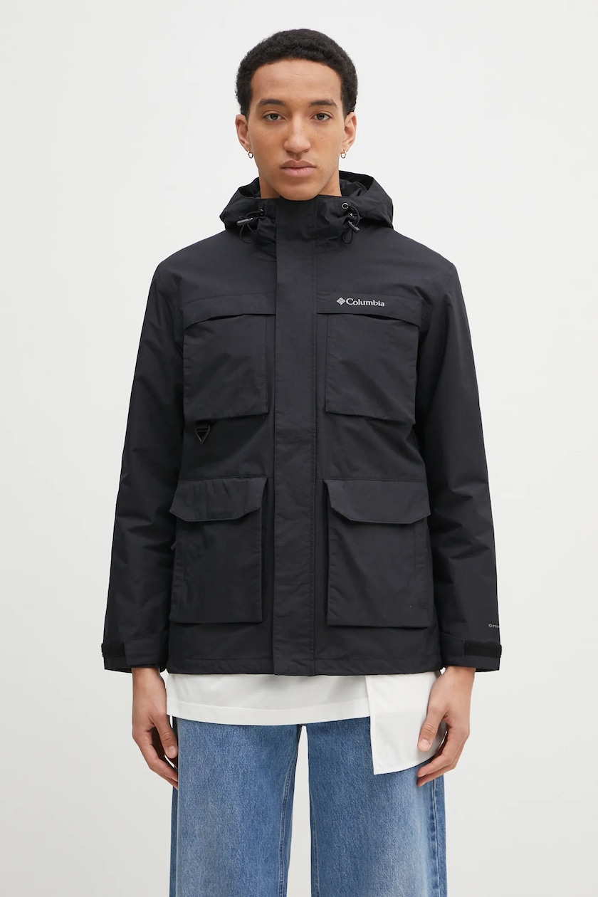 Columbia windbreaker Flash Challenger black color at PRM US Columbia windbreaker Flash Challenger black color at PRM US