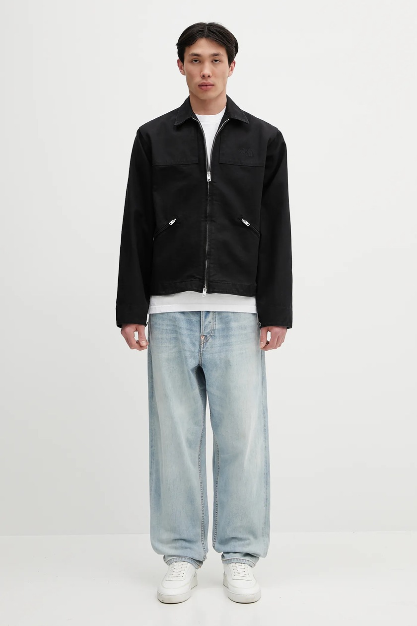 The North Face cotton jacket Cedar Canvas Work black color