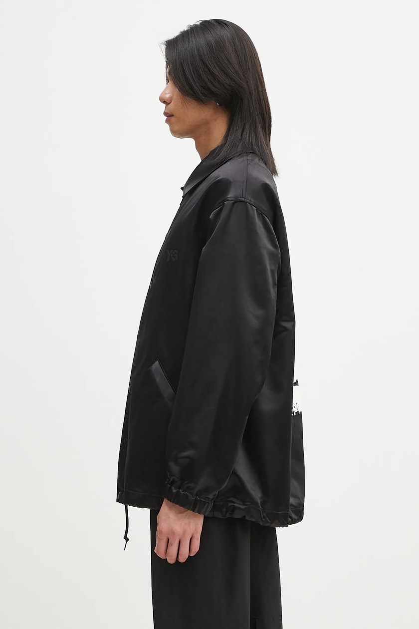 Y-3 jacket Graphic Coach Jacket black color JN4883 at PRM US