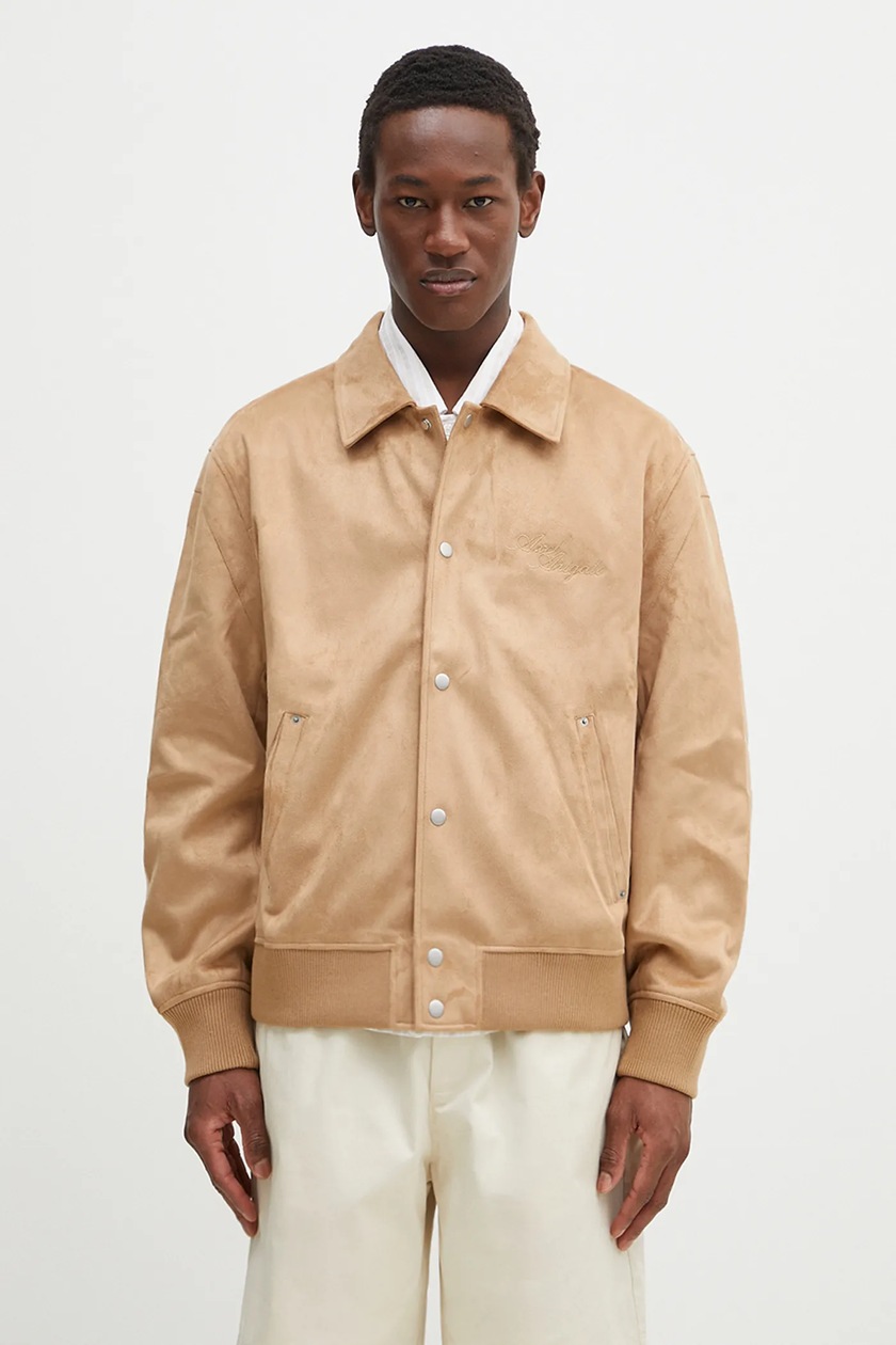 A.P.C. woolen shirt jacket veste emile patch PRM EU