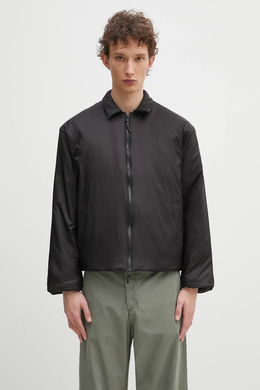 MKI MIYUKI ZOKU leather jacket Shearling Bomber Jacket black color MKI MIYUKI ZOKU leather jacket Shearling Bomber Jacket black color