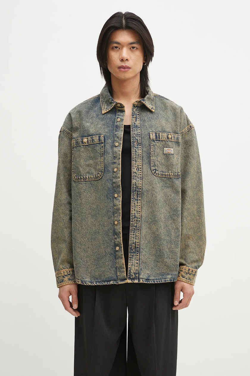 NEIGHBORHOOD denim jacket Washed Coverall Jacket men's navy blue