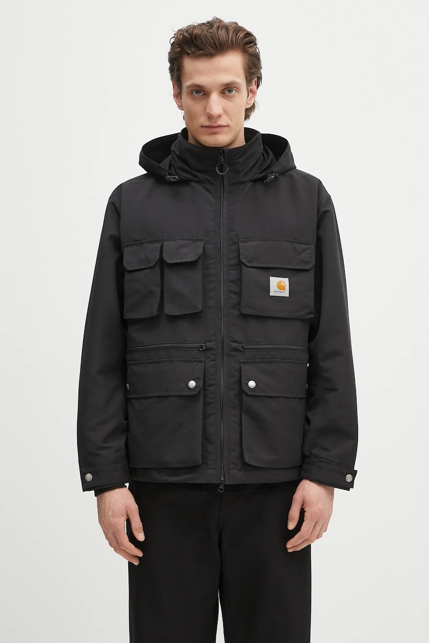 Carhartt WIP giacca Irwin Jacket colore nero PRM IT