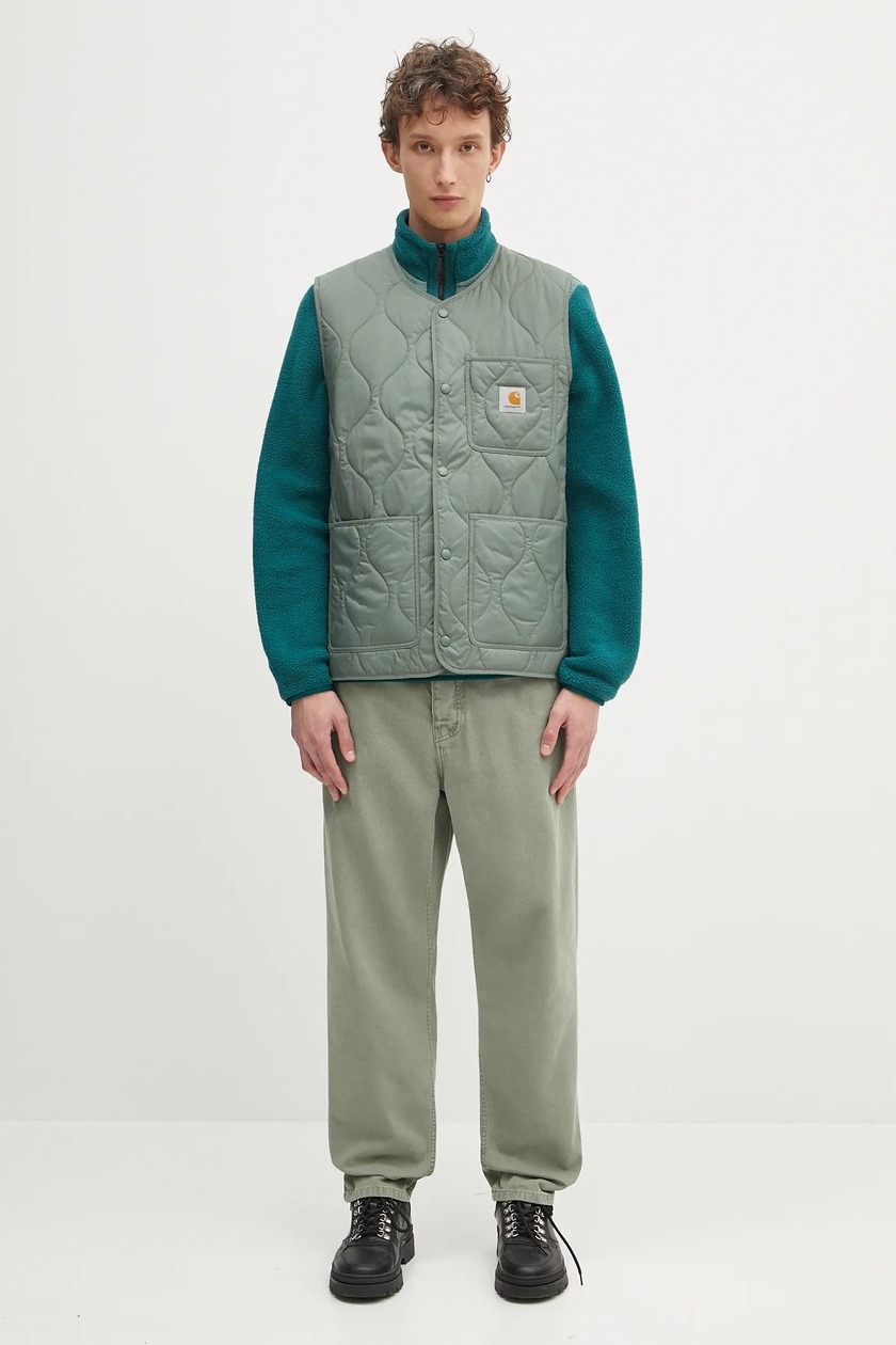 Carhartt WIP vest Skyton Vest green color I032989.1YFXX at PRM US