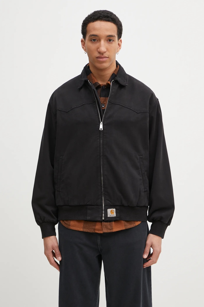 Carhartt WIP OG Santa Fe Jacket black color I034825.89GD at PRM US