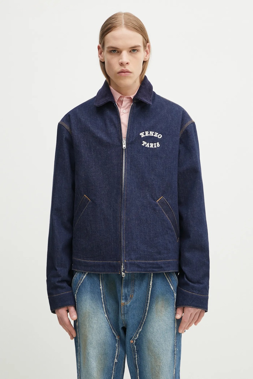 Kenzo jacket Boke Placed Light Coach men's black color