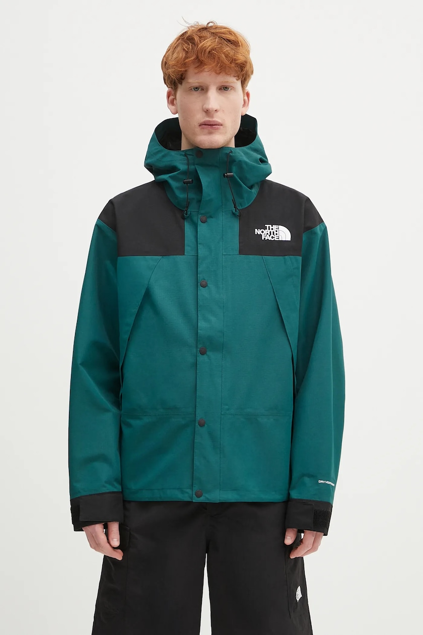 The North Face jacket Dryvent Mono Mountain turquoise color