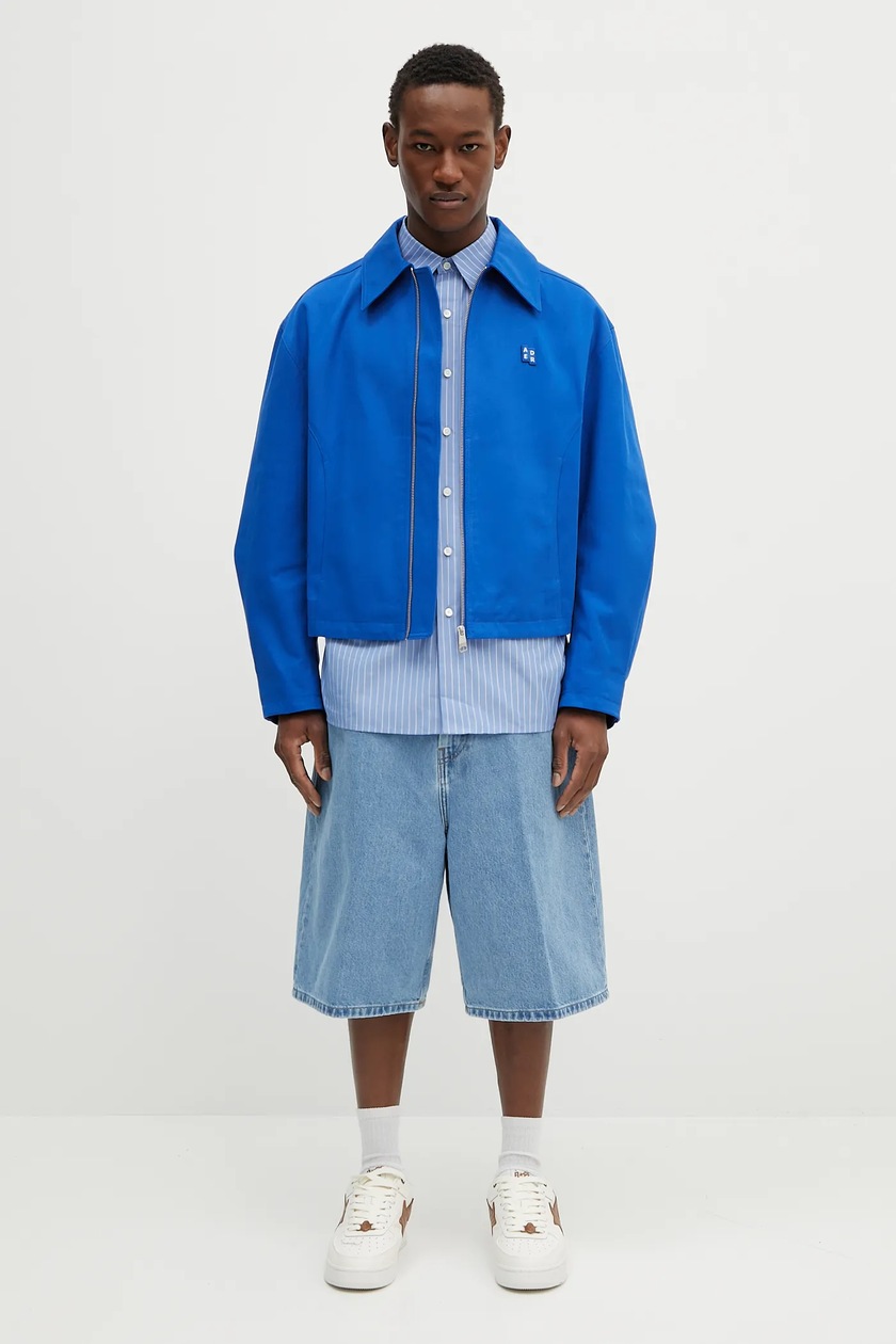 Ader Error cotton jacket Apparel-Top blue color BO42FYJK0102BL at