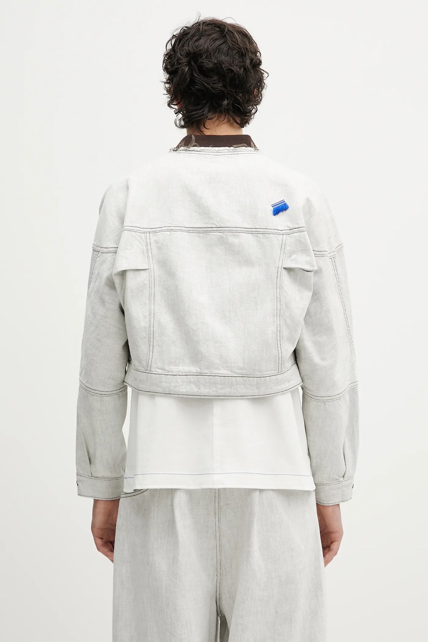 ジャケット・アウター ADERERROR TRUCKER JACKET 1601 / WHITE Ader Error denim jacket Apparel-Top white color
