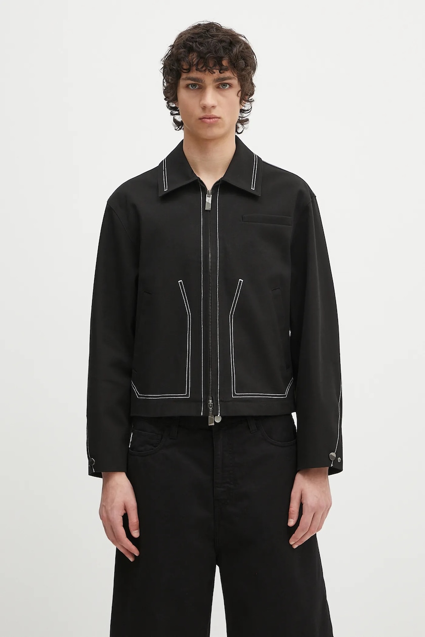 Ader Error jacket Apparel-Top black color BO01SSJK1602BK at Ader Error jacket Apparel-Top black color BO01SSJK1602BK at