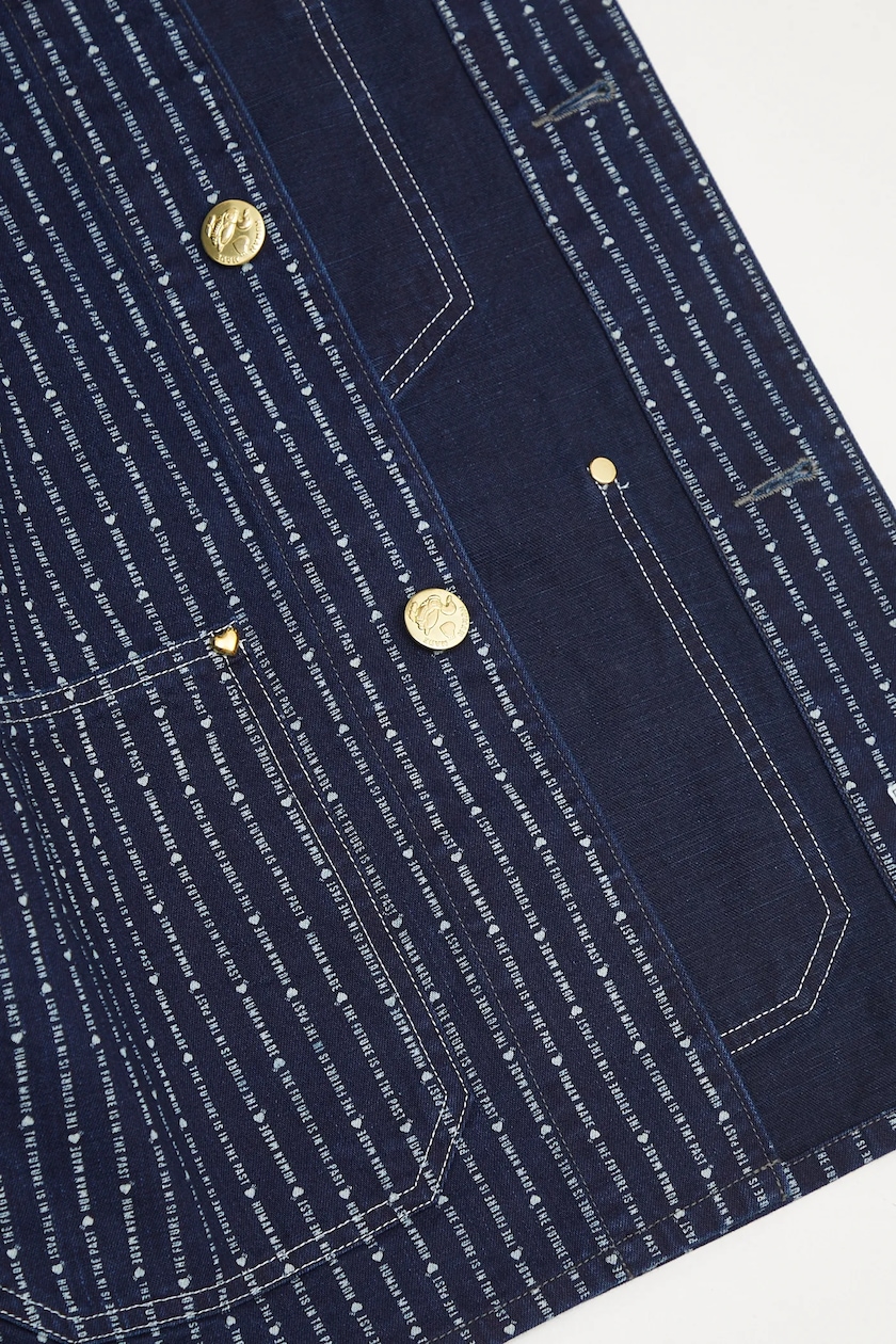 Human Made denim jacket Wabash Coverall Jacket blue color Human Made denim jacket Wabash Coverall Jacket blue color