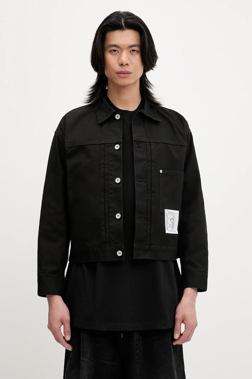 NEIGHBORHOOD denim jacket BW . TYPE-1 black color 251AQNH NEIGHBORHOOD denim jacket BW . TYPE-1 black color 251AQNH