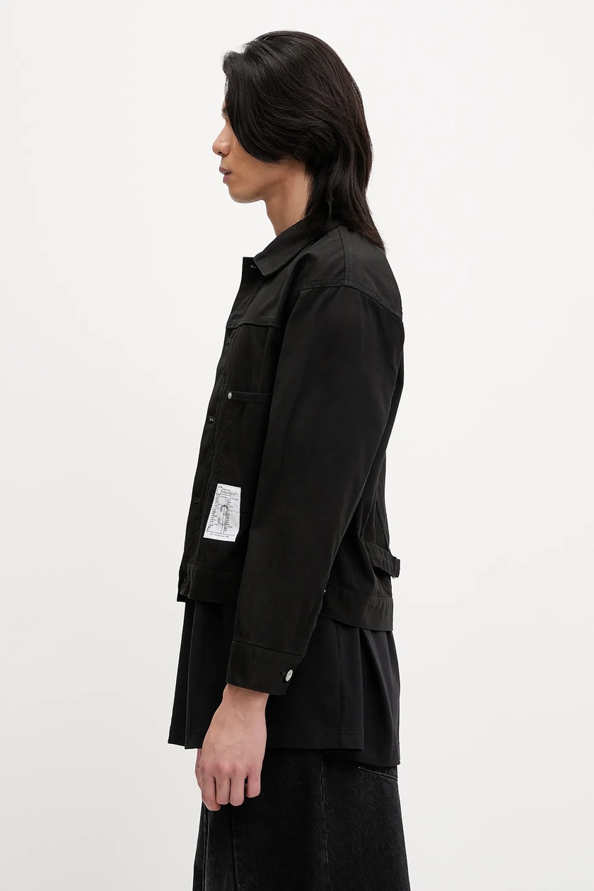 NEIGHBORHOOD denim jacket BW . TYPE-1 black color 251AQNH-JKM03 at