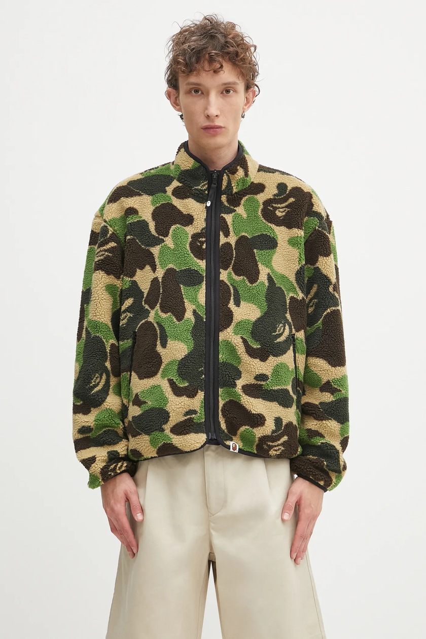80'S Woolrich FLAME CAMO PATTRERN COTTON × POLYESTER JACKET
