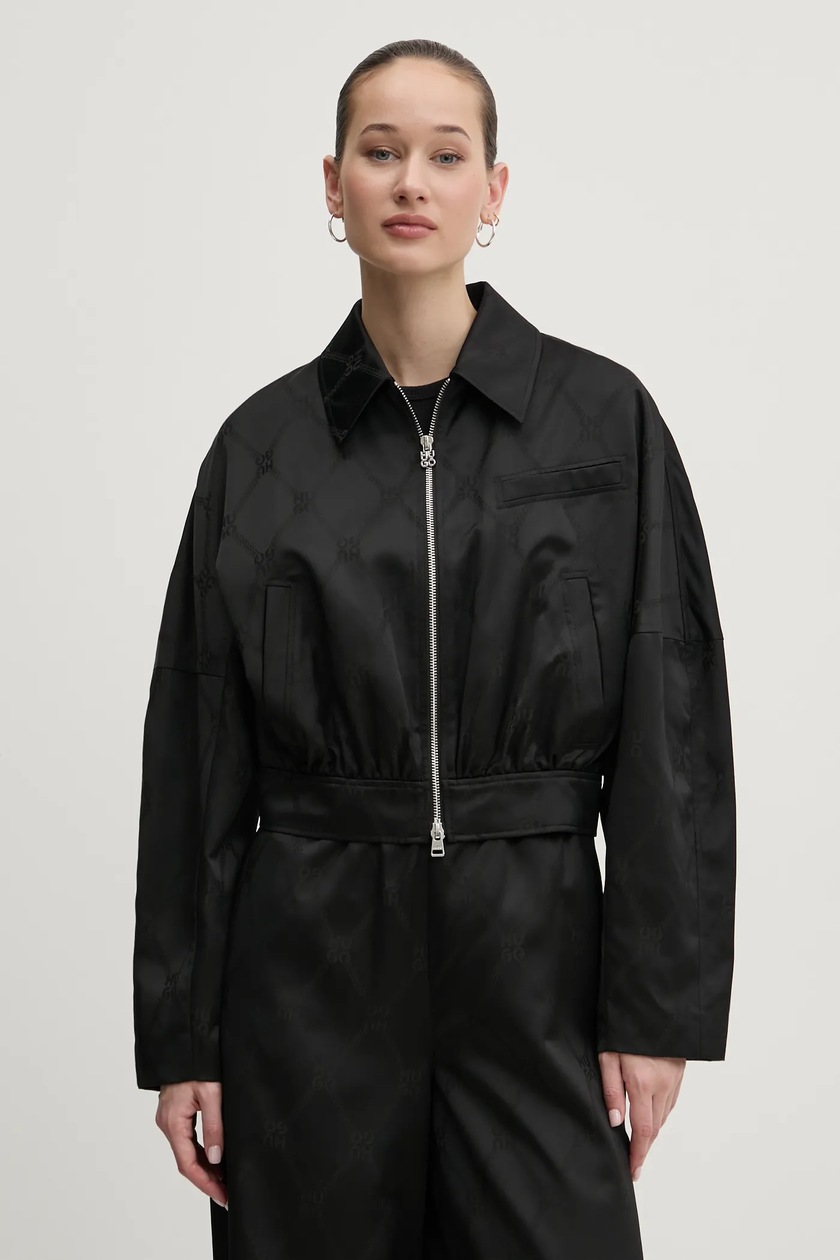 kolor 19aw DSMGコラボ　コート HUGO kurtka damska kolor czarny zimowa | Answear.com