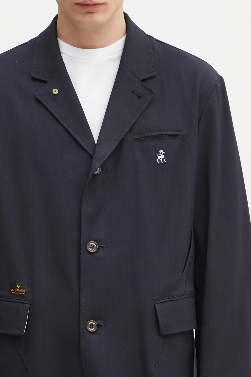 ジャケット UNDERCOVER FW24 Shawl blazer (UC2D13031 TCHARCOAL) Undercover Blouson Jacket | Men | SVD