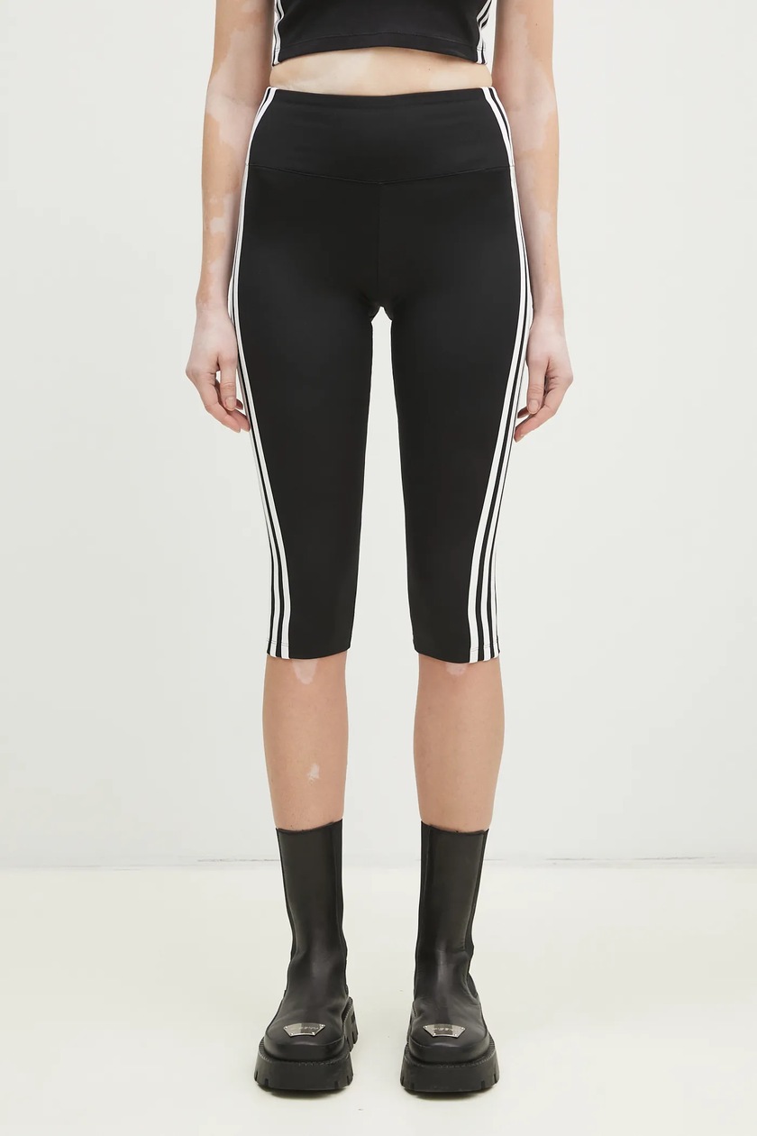 adidas★TREFOIL TIGHT New Adidas Originals Trefoil Tights, Black/White Womens Size