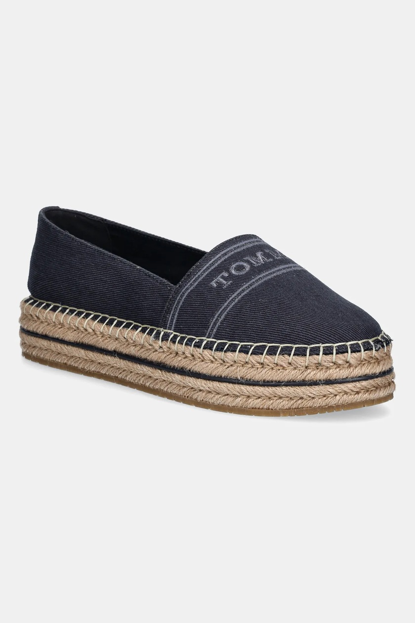 Tommy Hilfiger espadrillas DENIM PLATFORM ESPADRILLE