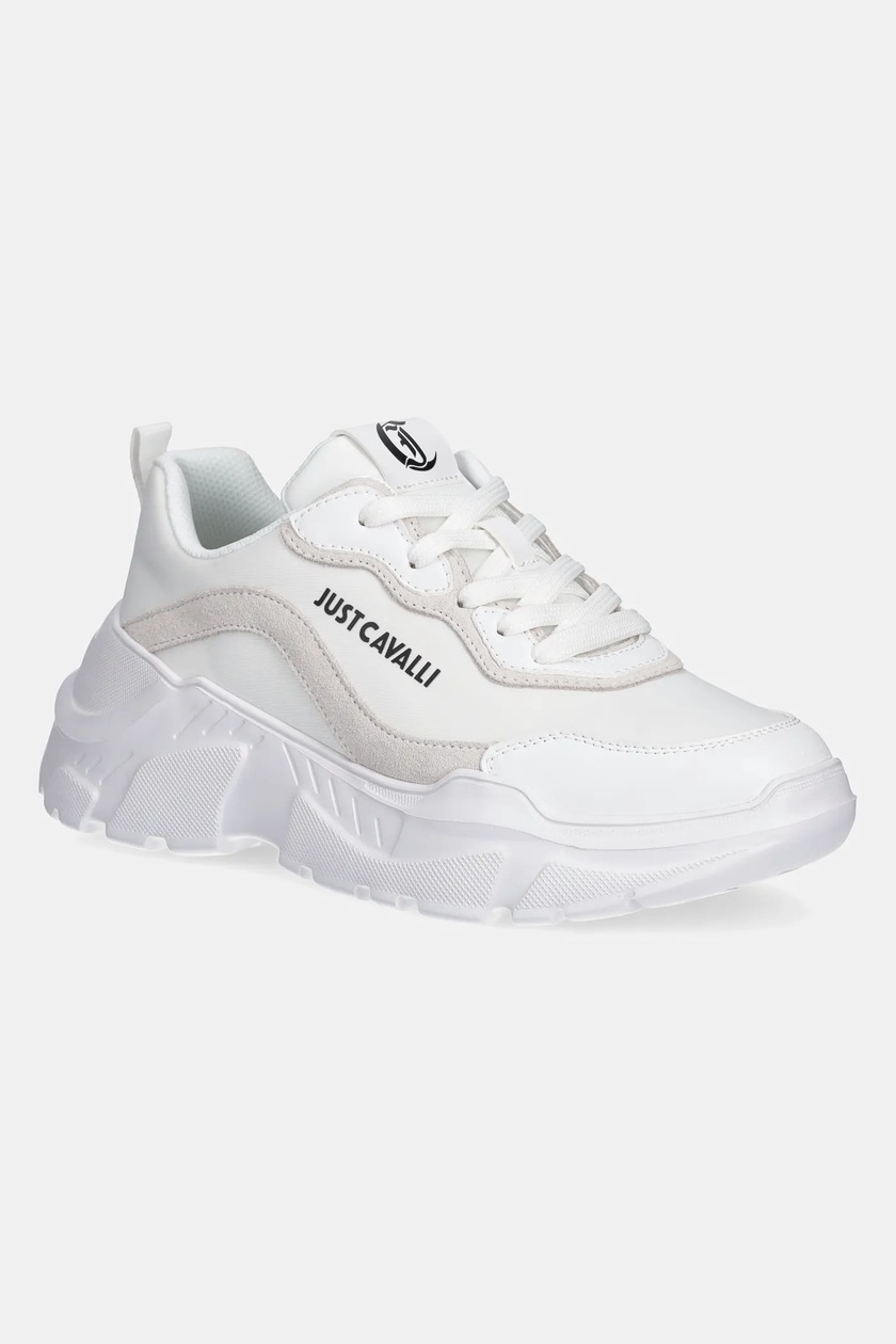 Just Cavalli sneakersy damskie kolor biały 78RA3SL5ZSC37003