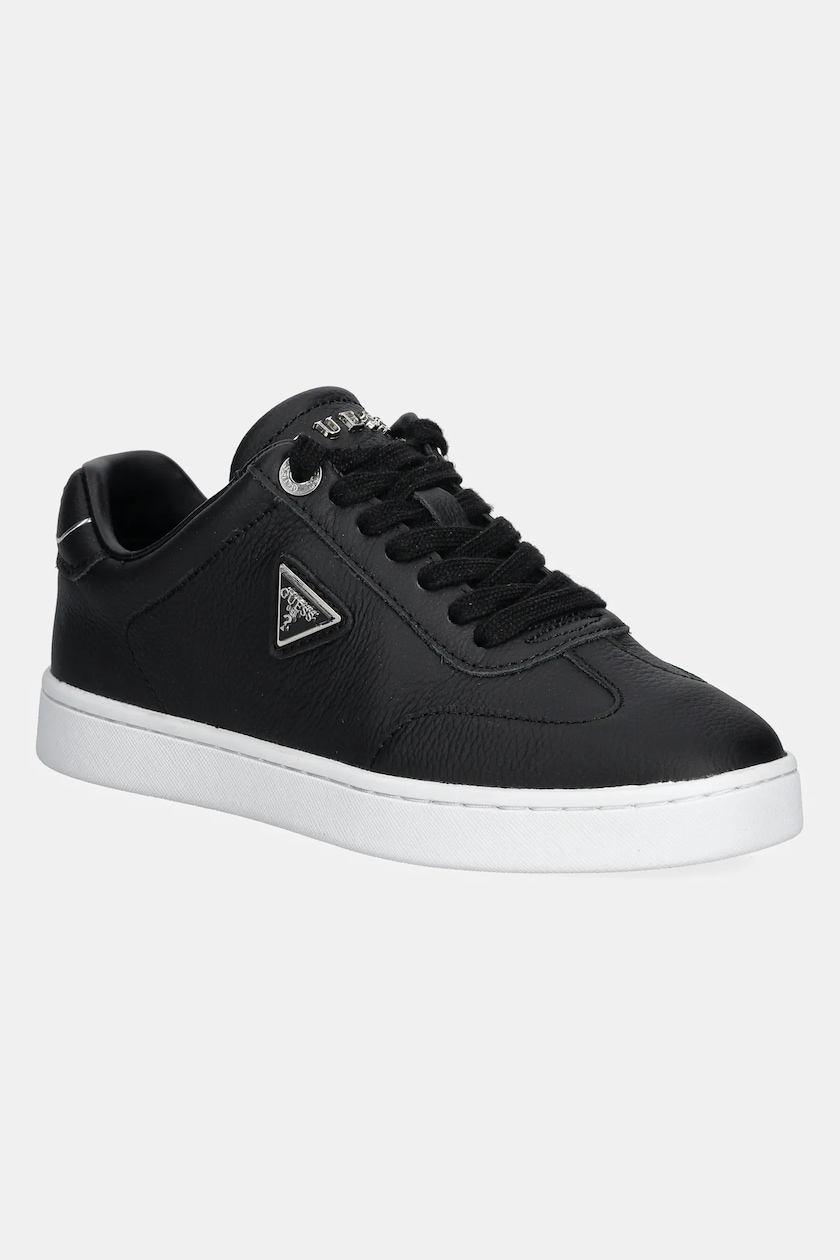 Guess Sneakers FLTFI2 ELE14 – Pelle Nera, Suola In Gomma, Taglia 37, Modello Autunno-Inverno