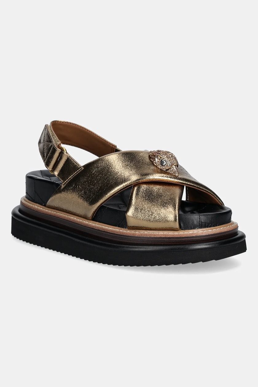 keefeeyy★ Kurt Geiger London sandały skórzane Orson Cross Strap Sandal
