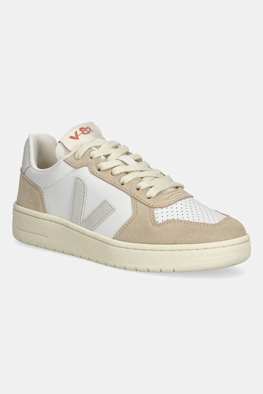 Reebok LTD leather sneakers Freestyle Hi beige color