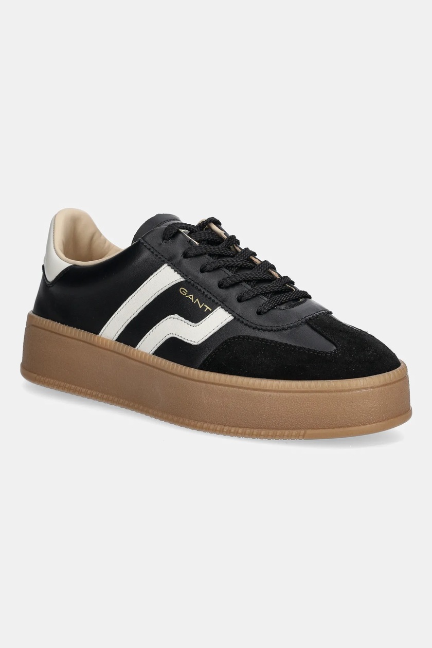 手数料安い Gant sneakersy zamszowe Julice kolor czarny 29533692 G00 メンズウェア