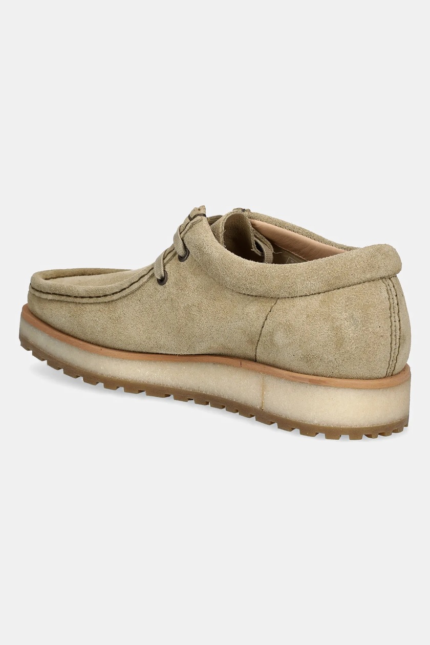 Clarks Originals suede shoes Walla Scout Lo women's beige