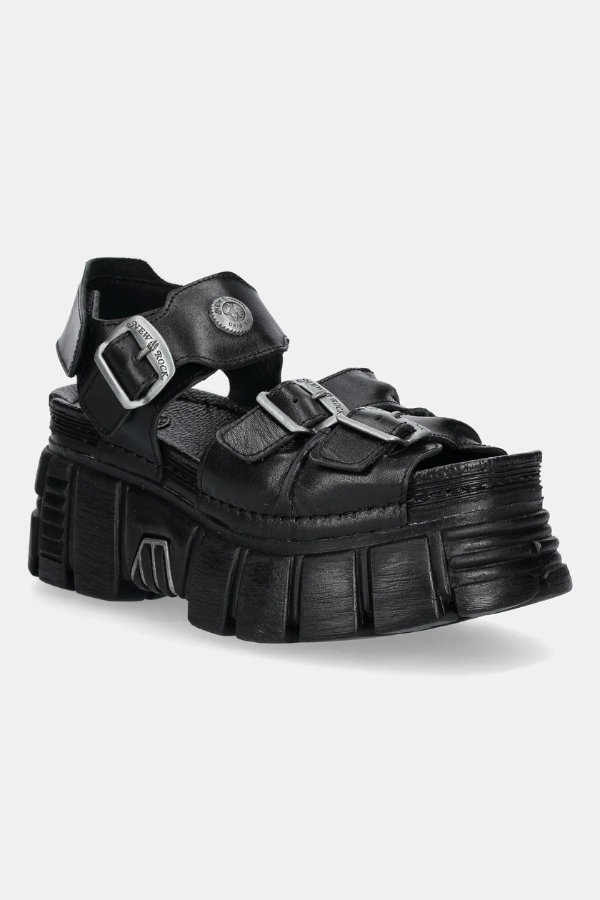 サンダル・ミュール MM6 Maison Margiela SS25 SANDAL (S66WP0104 P5000 T8013) MM6 Maison Margiela leather sandals PRM EU