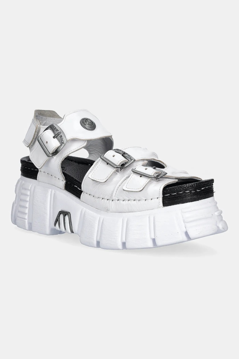 サンダル・ミュール MM6 Maison Margiela SS25 SANDAL (S66WP0104 P5000 T8013) MM6 Maison Margiela leather sandals PRM EU