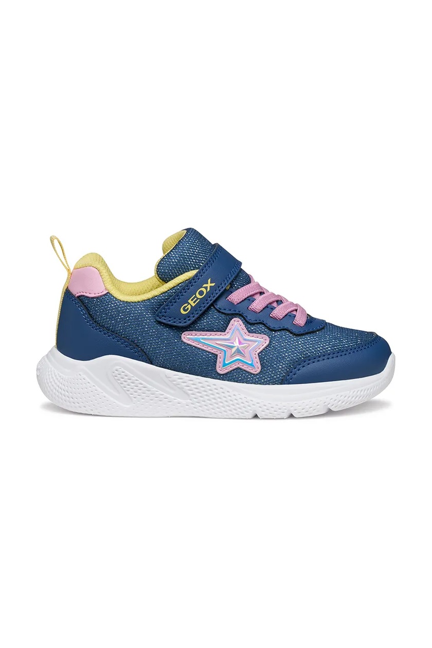 Geox J Fadinlight Girl D – Scarpe Da Ginnastica Bambina Con Luci Nella Suola, Rosa, Taglia 38 EU