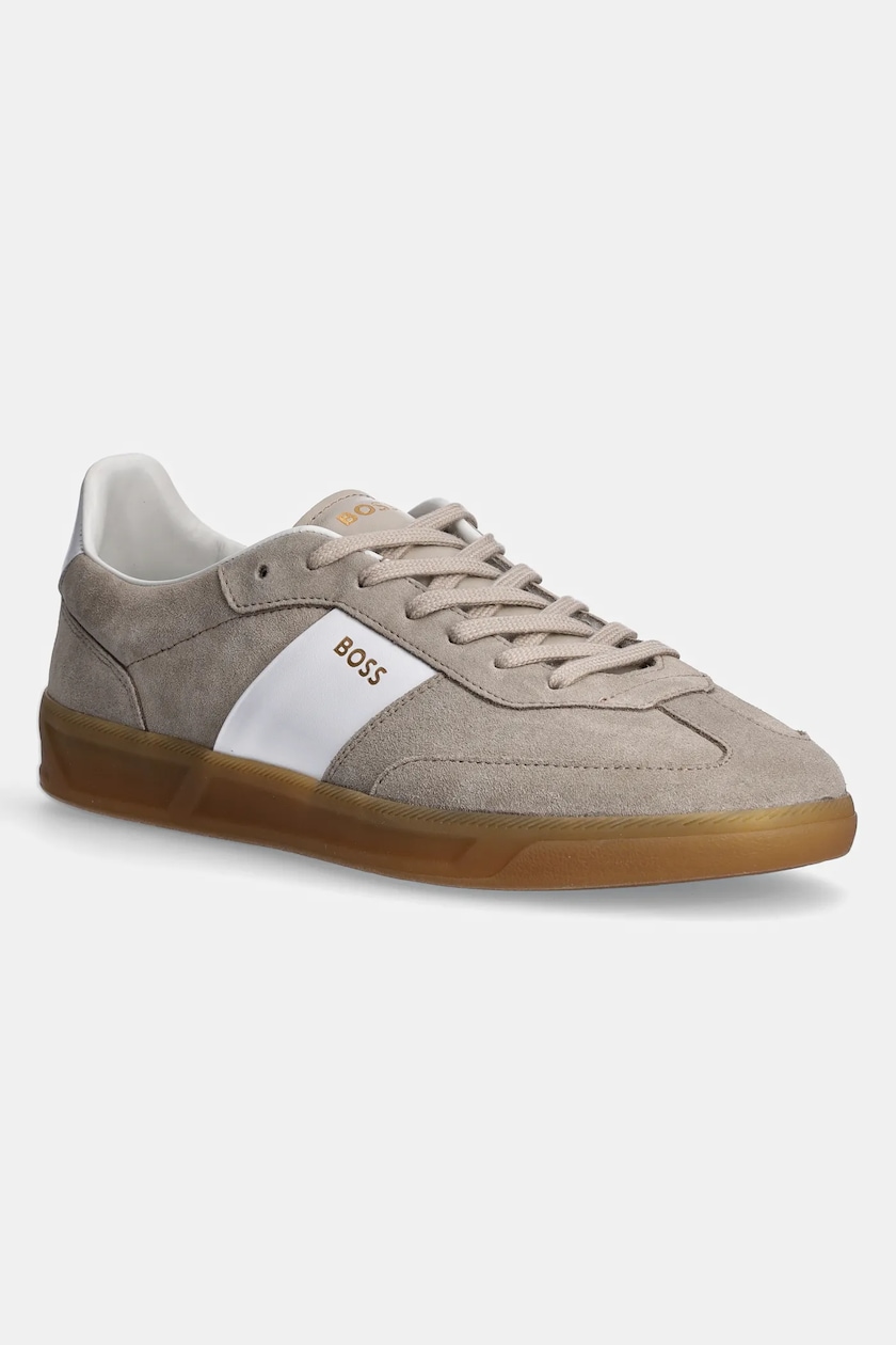 BOSS sneakers in pelle Brandon colore beige 50512365